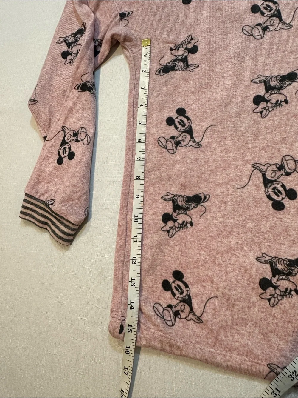 Disney Mickey & Minnie Mouse Pink Pajama Lounge Set Medium - Picture 14 of 15